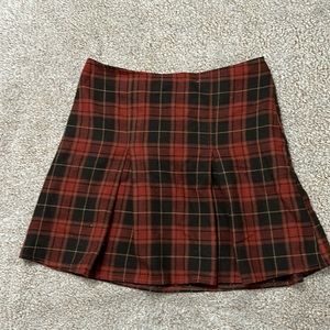 Plaid Miniskirt